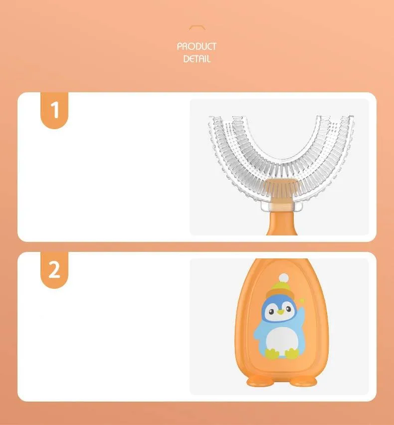 360° U-Shape Kids Toothbrush