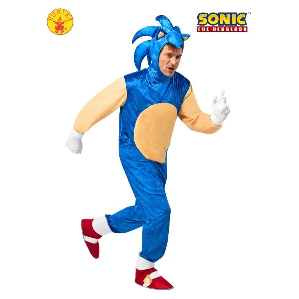 Adults Sonic The Hedgehog Costume - L