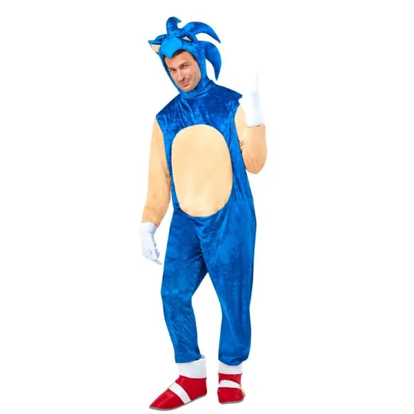 Adults Sonic The Hedgehog Costume - L