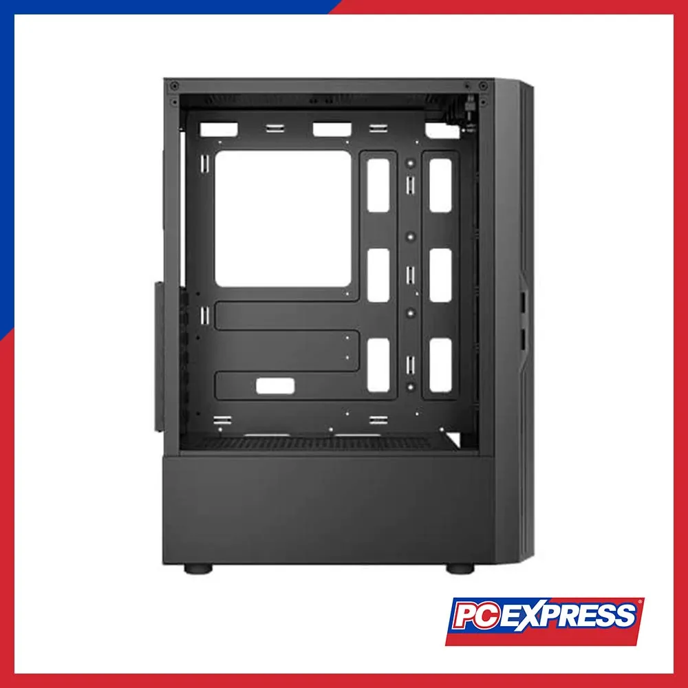 ANTEC AX20 Elite Black RGB Tempered Glass Mid Tower Gaming Chassis (With Free Gaming Antec Mouse Pad)