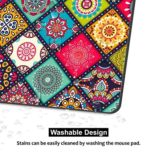 Anti-Slip Mouse Pad for Work or Gaming, Mandala Mosaic