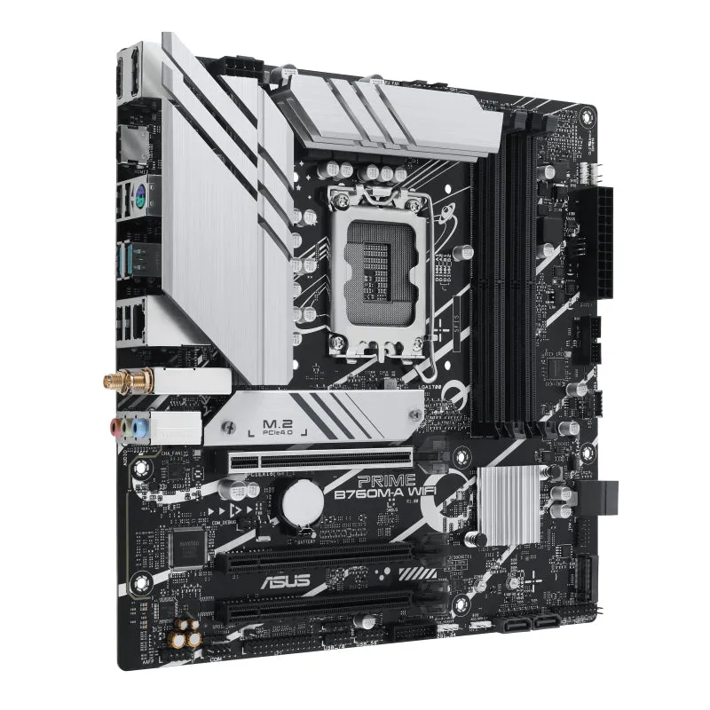 ASUS PRIME B760M-A WIFI D5 Wi-Fi 6 Micro ATX (mATX) Intel Motherboard | Intel LGA1700 Socket