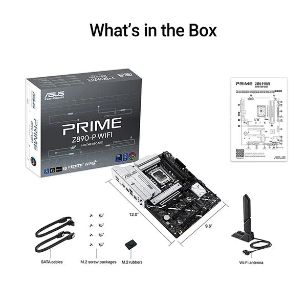 ASUS PRIME Z890-P WIFI-CSM DDR5,LGA 1851 ATX Motherboard