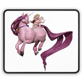 Baby Cupid and Horse Gaming Mouse Pad