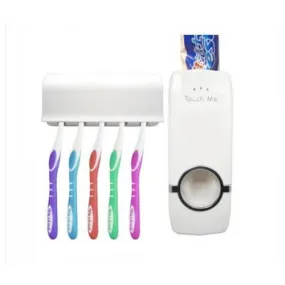 Bathroom Toothpaste Dispenser Hands Free Bath Accessories Reducing Germs and Saving Time