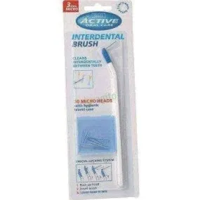 BEAUTY FORMULAS Active Oral Care Interdental Toothbrush   10 heads 0.45 micro