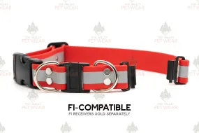 Biothane - REFLECTIVE Fi-Compatible Breakaway Dog Collars | 4 colors | 2 widths