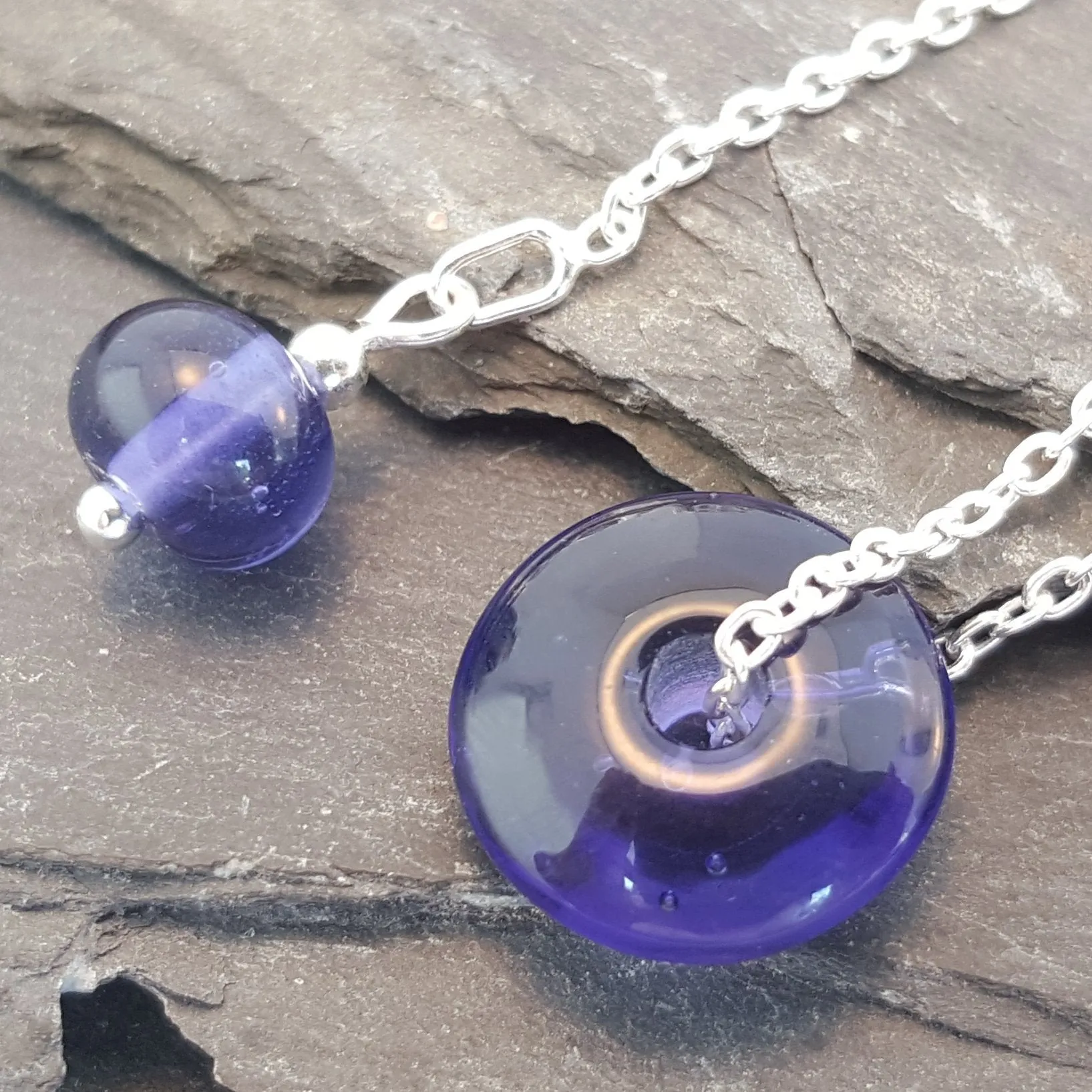 Birthstones in Glass - Verity Necklace