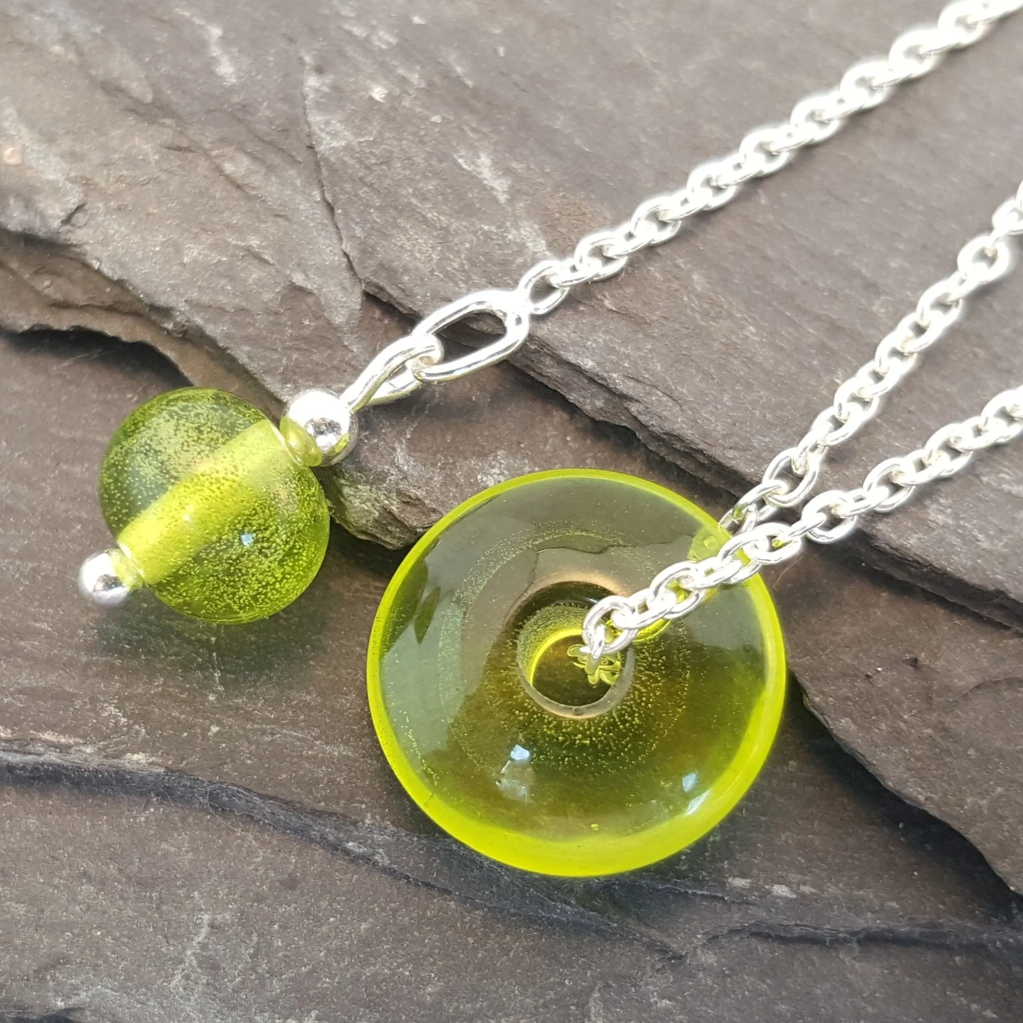 Birthstones in Glass - Verity Necklace