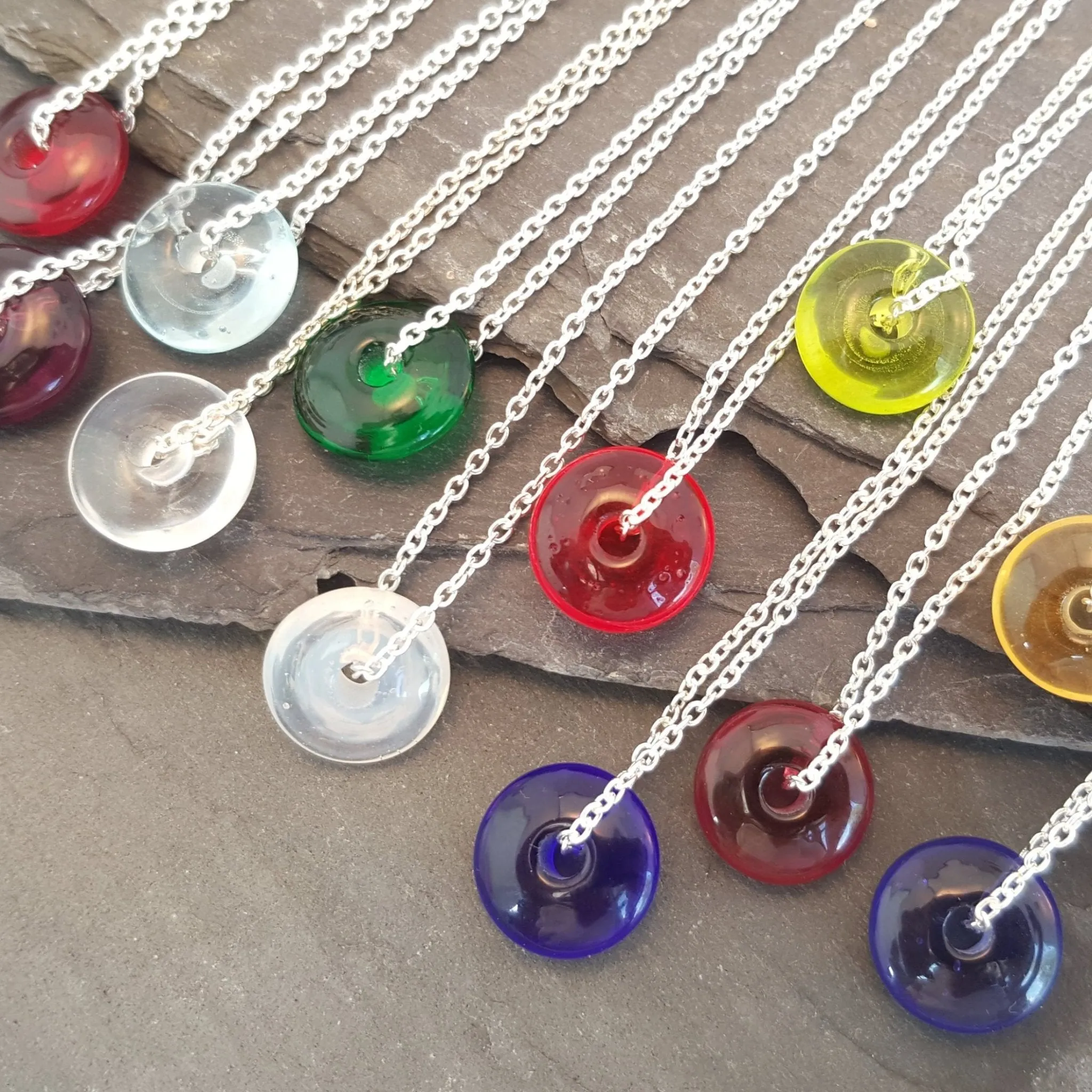 Birthstones in Glass - Verity Necklace