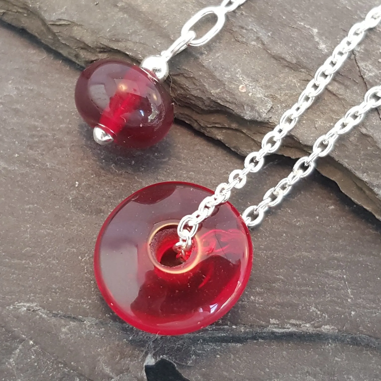 Birthstones in Glass - Verity Necklace