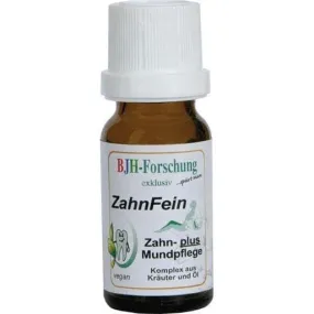 BJH ZahnFein Drops 1X10 ml vegetable oils for teeth - gums - fresh breath