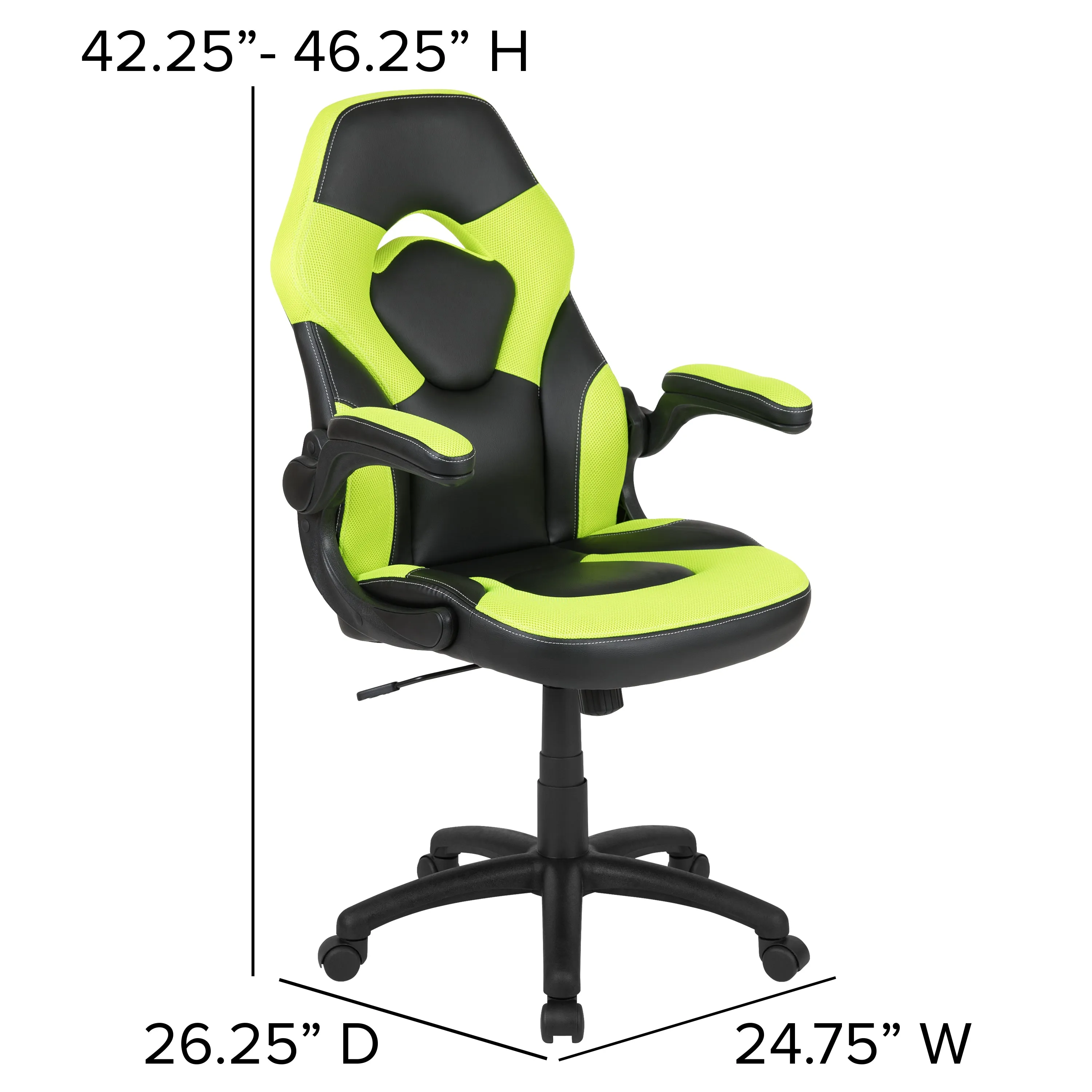 Black Gaming Desk & Chair Set BLN-X10D1904L-GN-GG