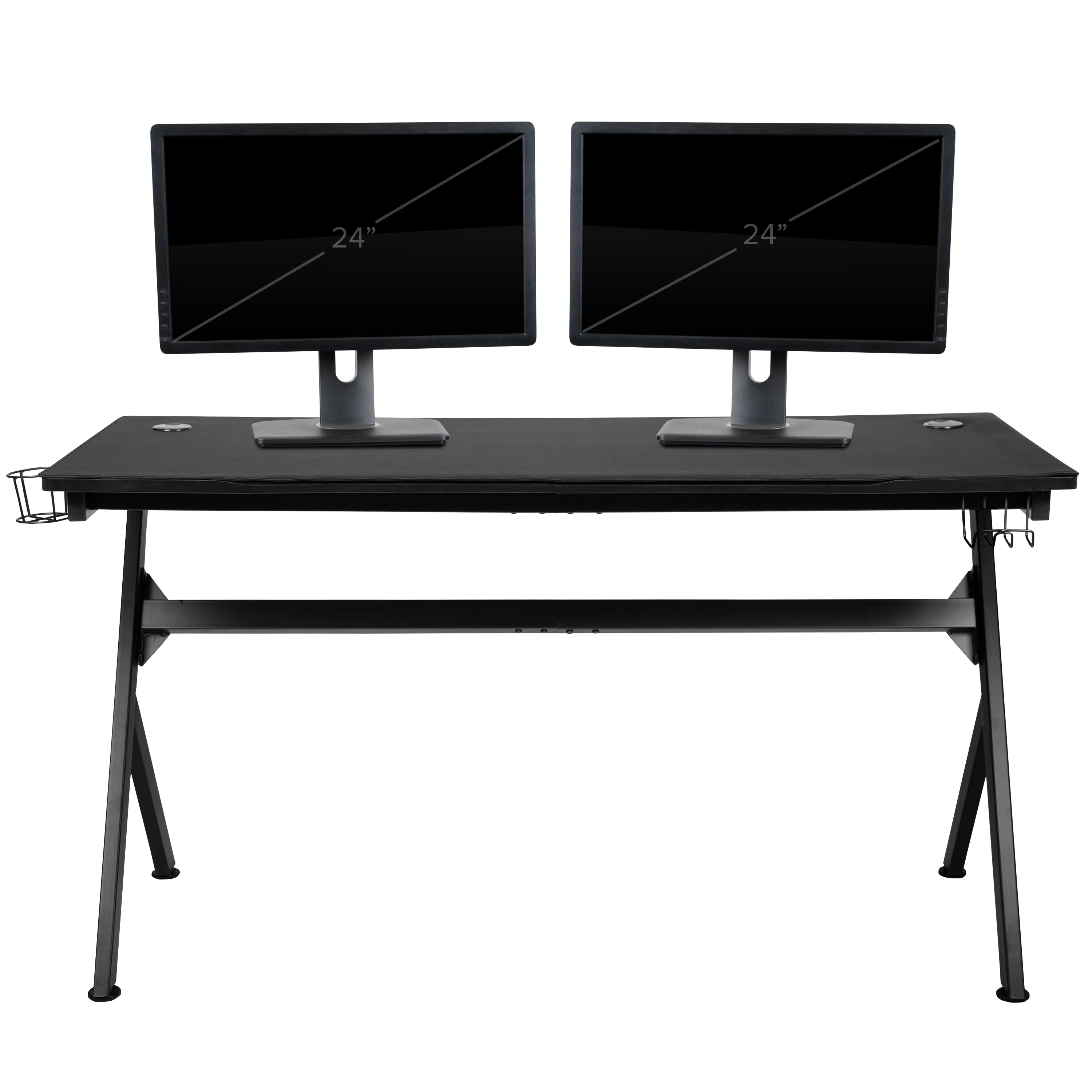 Black Gaming Desk & Chair Set BLN-X10D1904L-GN-GG