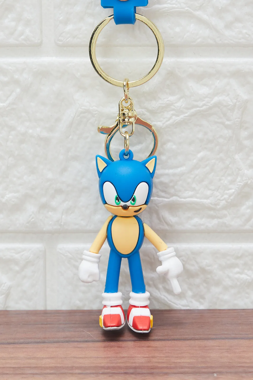 Blue Sonic Key Ring