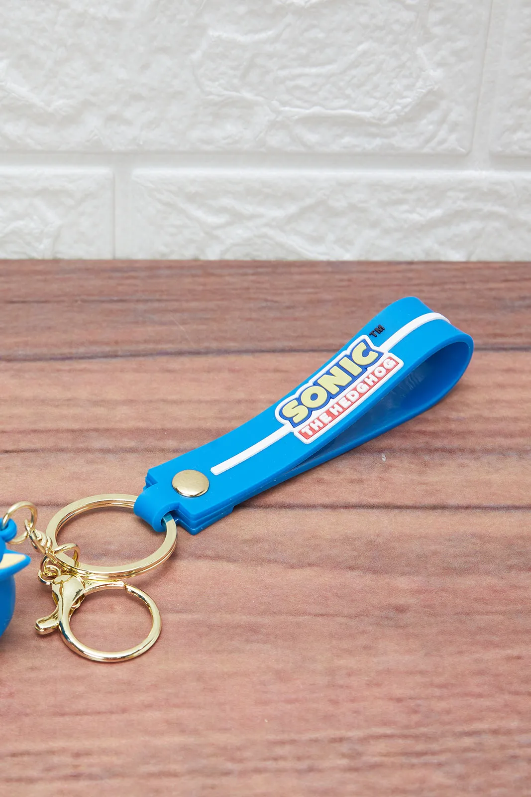 Blue Sonic Key Ring