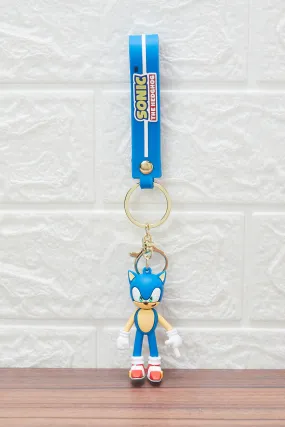 Blue Sonic Key Ring