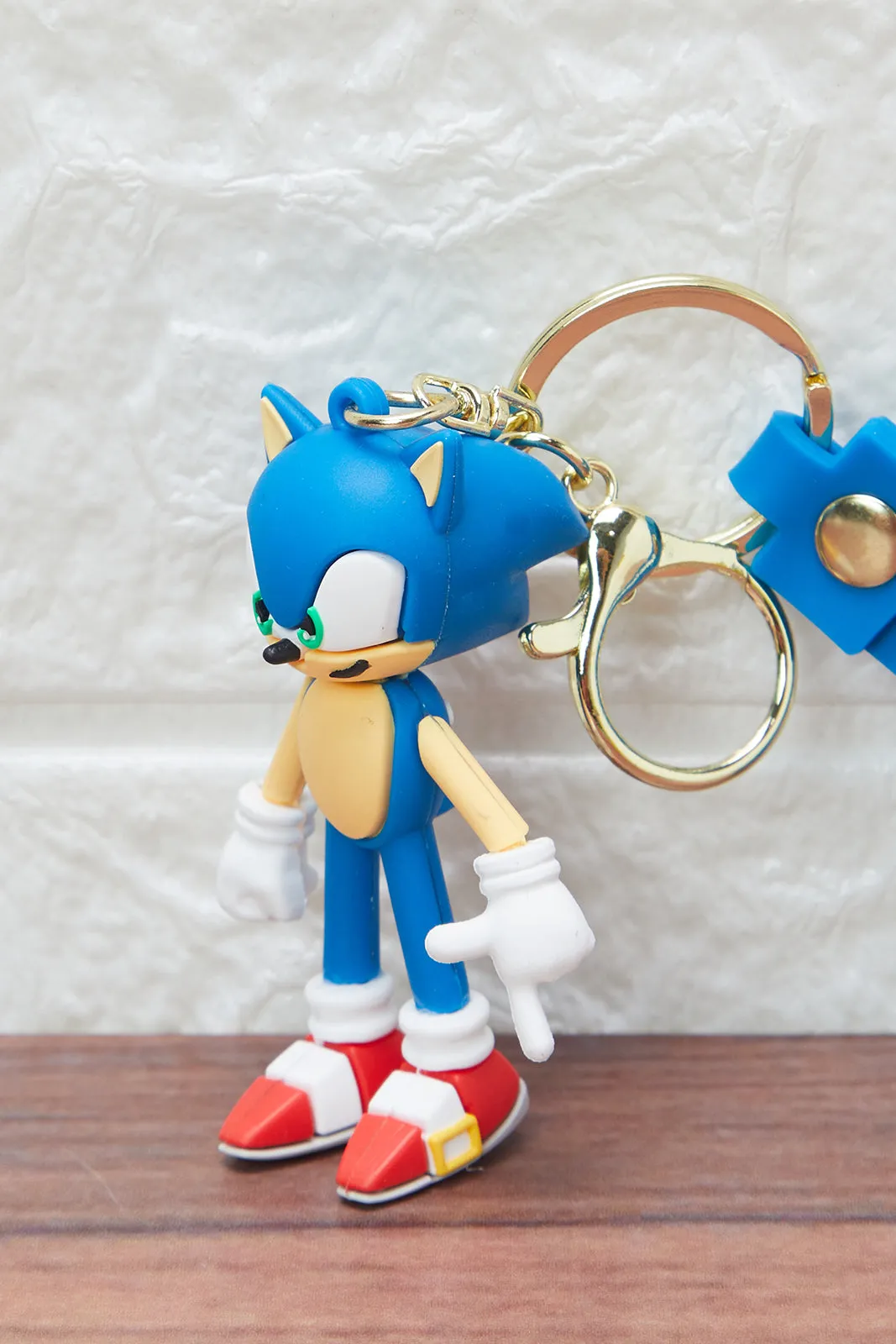 Blue Sonic Key Ring