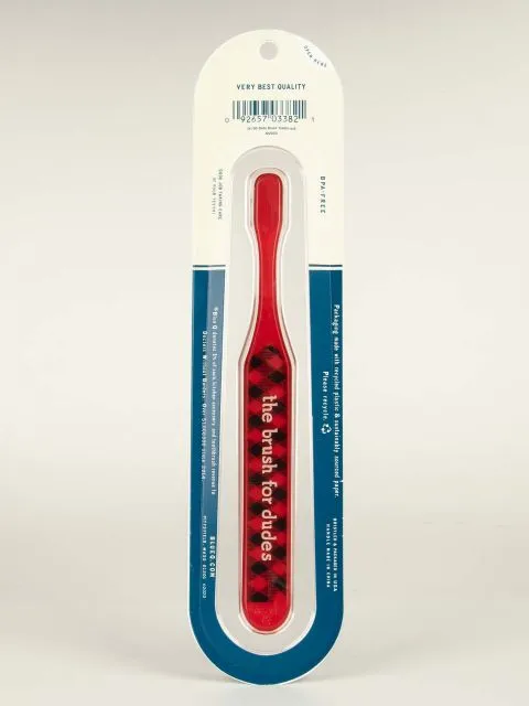 BlueQ "Dude Brush." Toothbrush