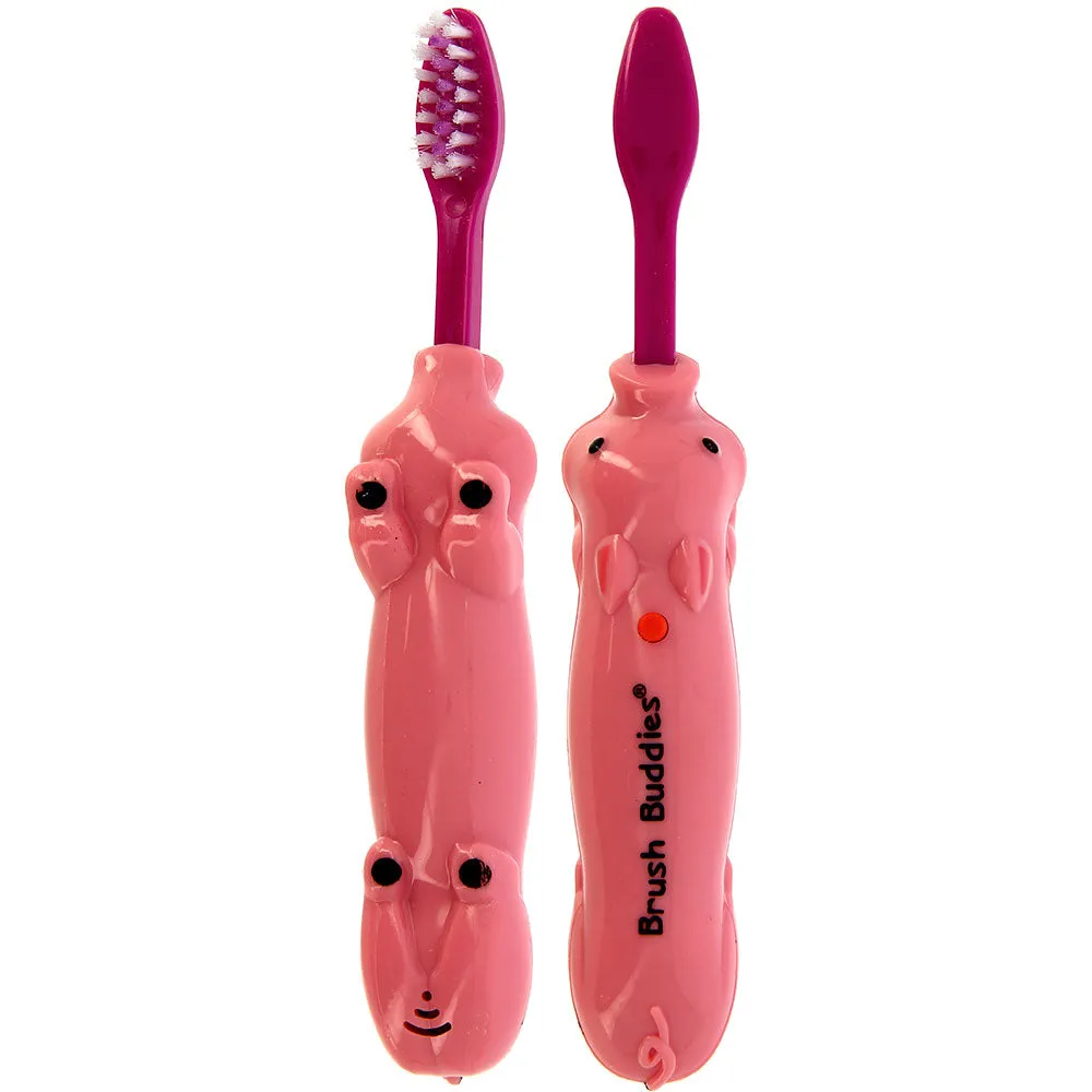 Brush Buddies Talkin Priscilla Piggles (Pig)Toothbrush- Pink