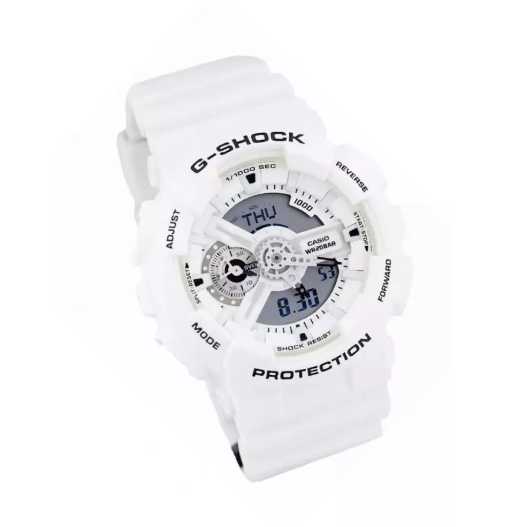 Casio G-SHOCK White Resin band Watch GA-110MW-7ADR