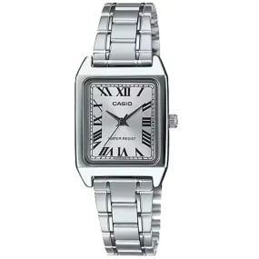 Casio Ladies Silver Stainless Steel Watch LTP-V007D-7BUDF