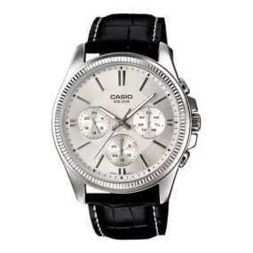 Casio Silver Analog Watch MTP-1375L-7AVDF