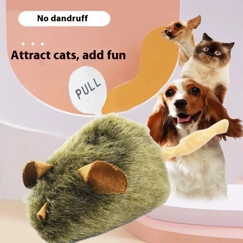 Cat Toy Plush Simulation Sound Little Mouse