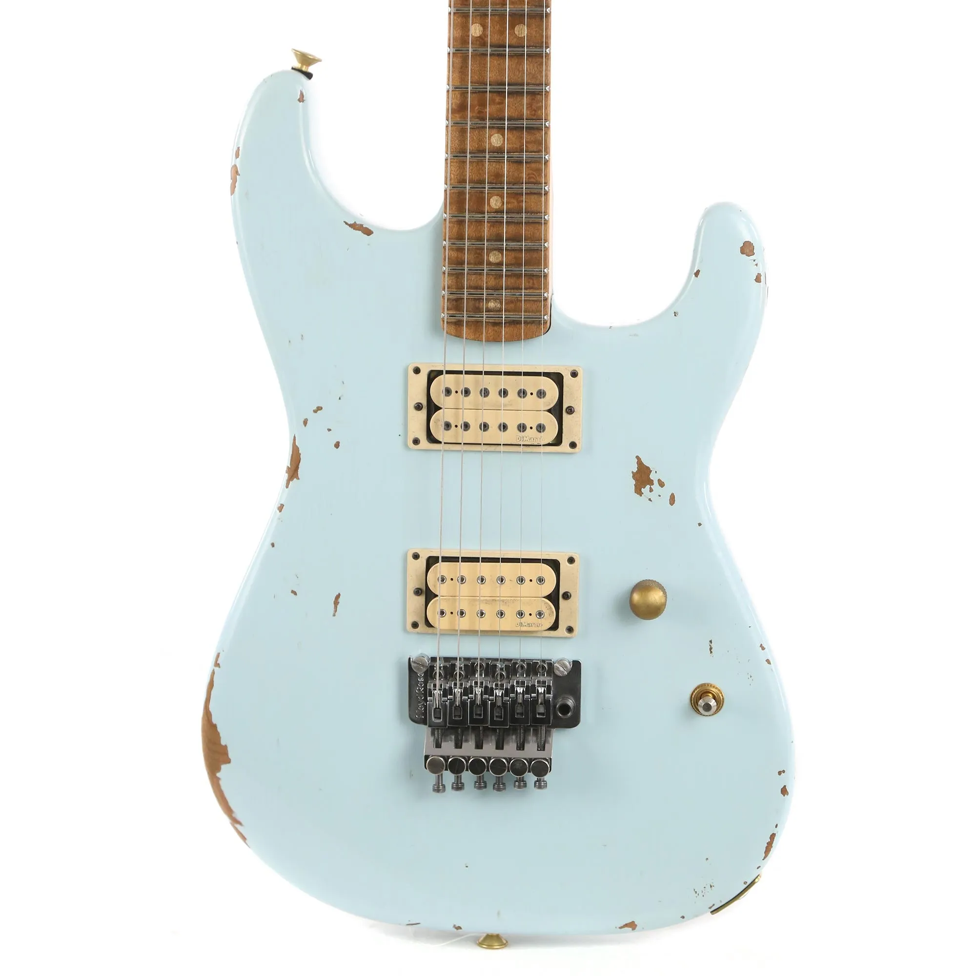 Charvel Custom Shop San Dimas Nitro Aged Roasted Alder Sonic Blue