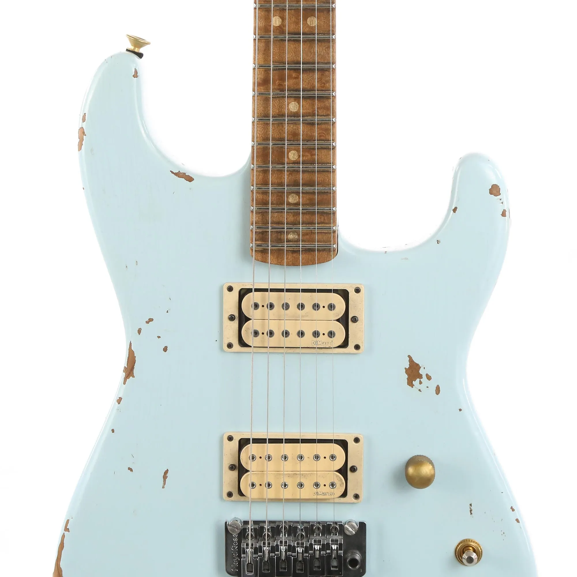 Charvel Custom Shop San Dimas Nitro Aged Roasted Alder Sonic Blue