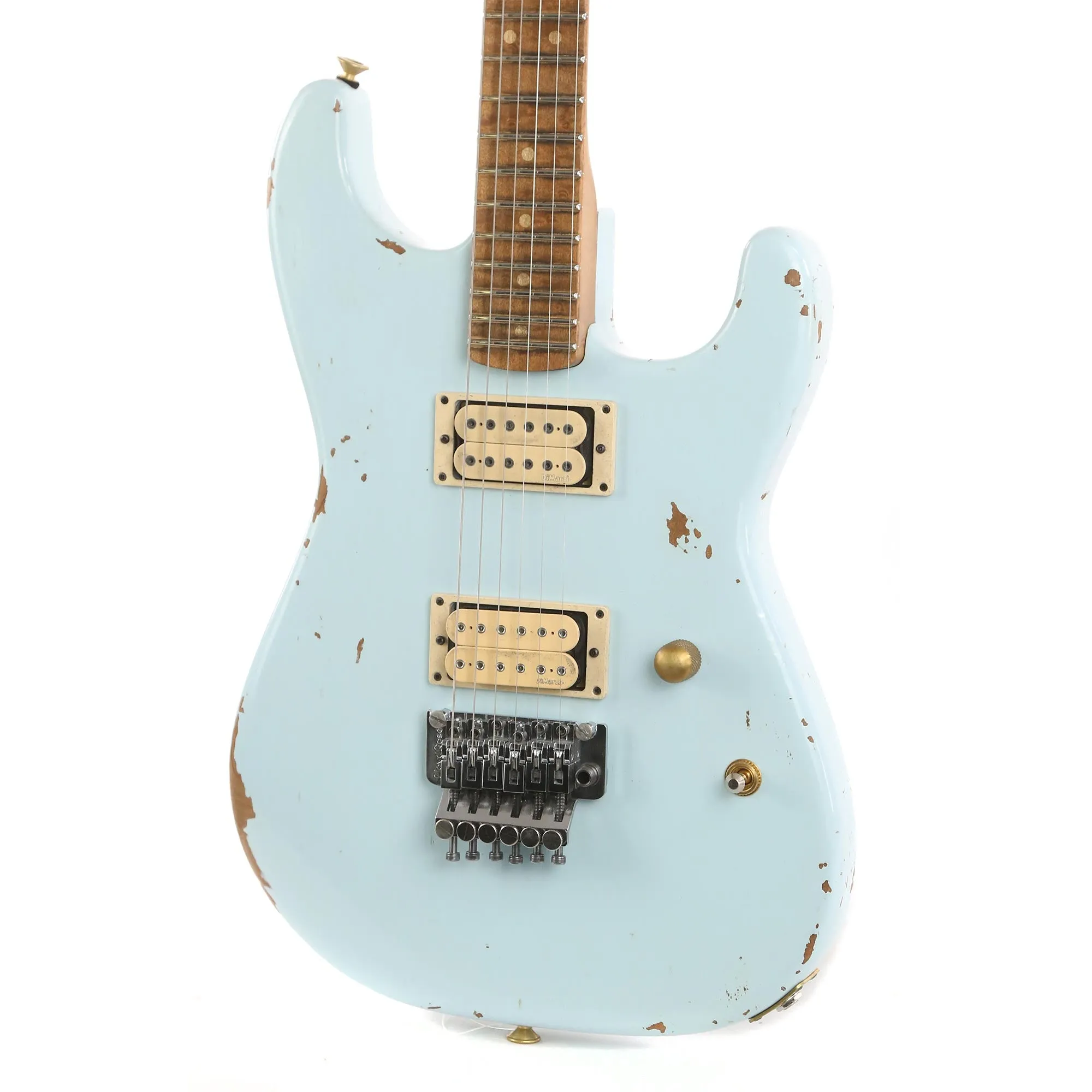 Charvel Custom Shop San Dimas Nitro Aged Roasted Alder Sonic Blue