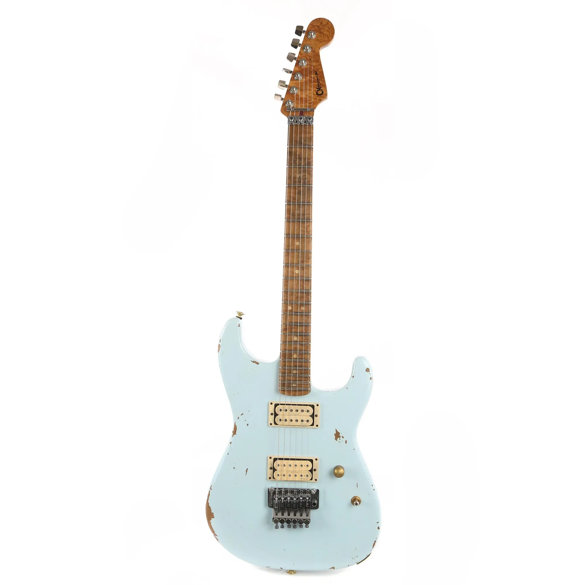 Charvel Custom Shop San Dimas Nitro Aged Roasted Alder Sonic Blue