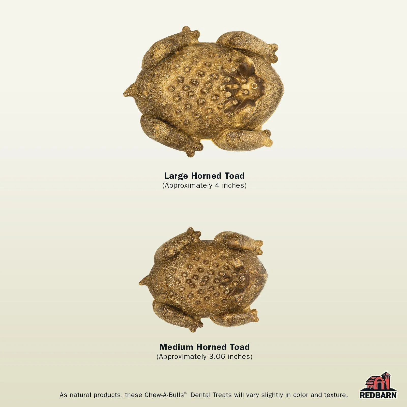 Chew-A-Bulls Horned Toad Dog Chews - Large