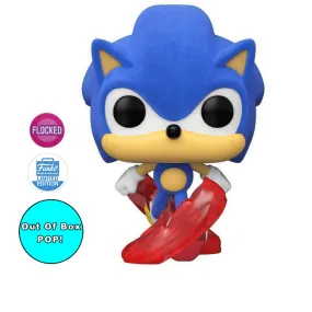 Classic Sonic #632 [OOB] – Sonic the Hedgehog 30th Funko Pop! Games [Flocked Funko Limited Edition]