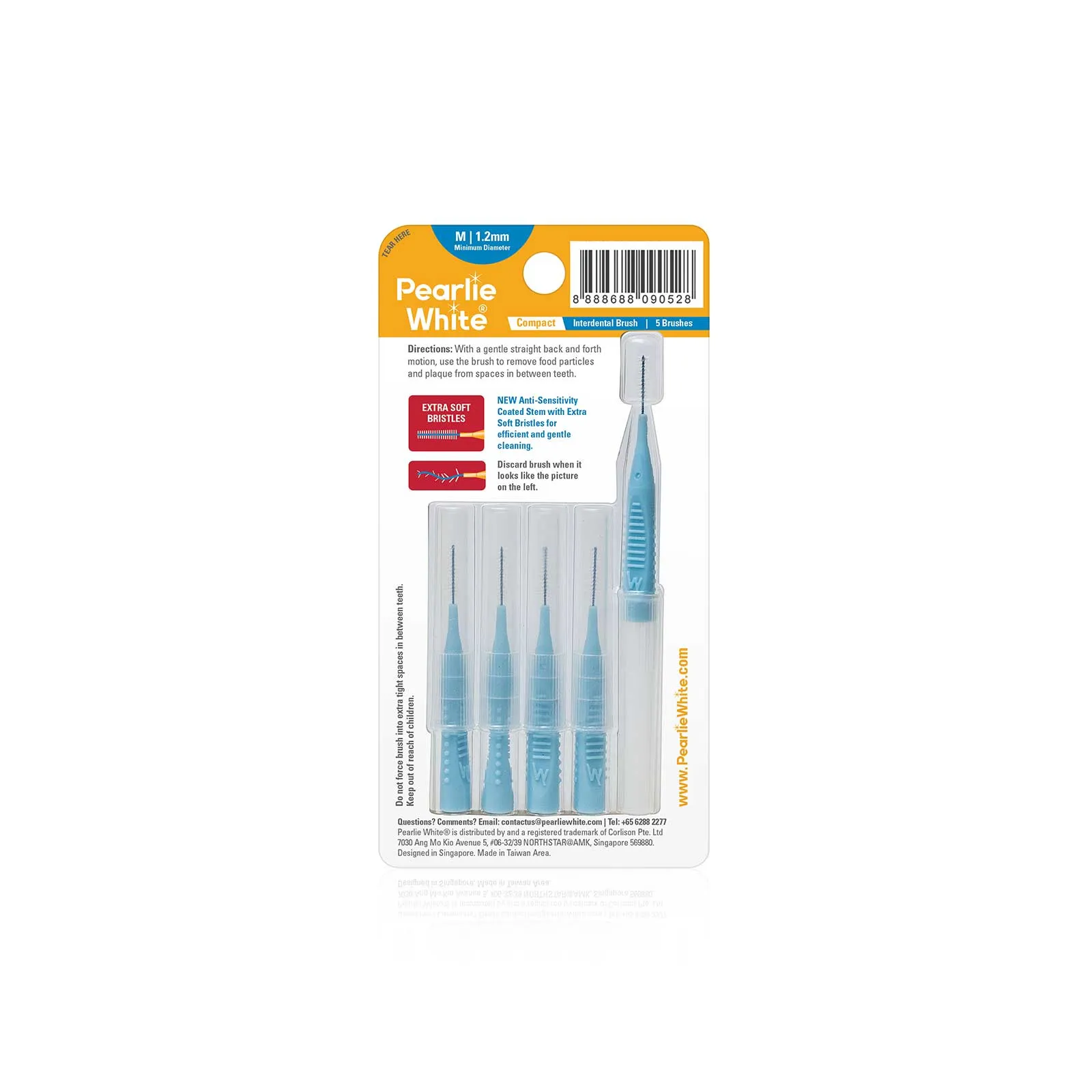 Compact Interdental Brushes - Pack of 5s