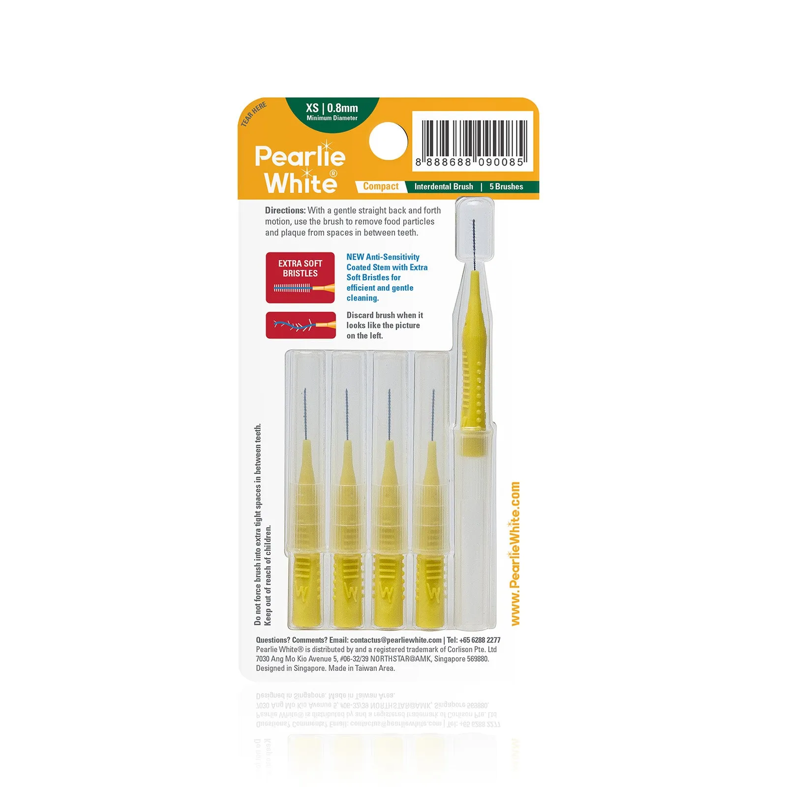 Compact Interdental Brushes - Pack of 5s