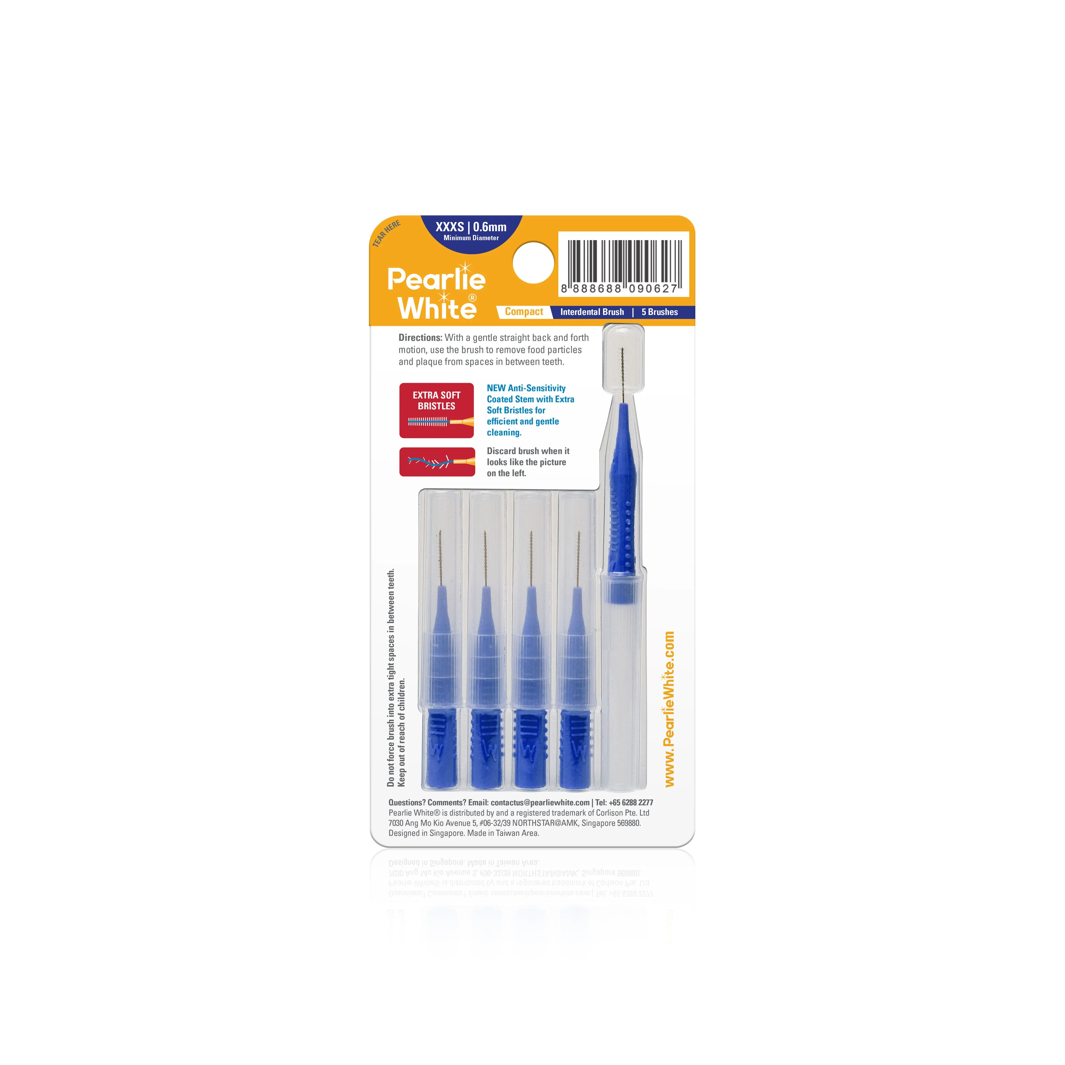 Compact Interdental Brushes - Pack of 5s