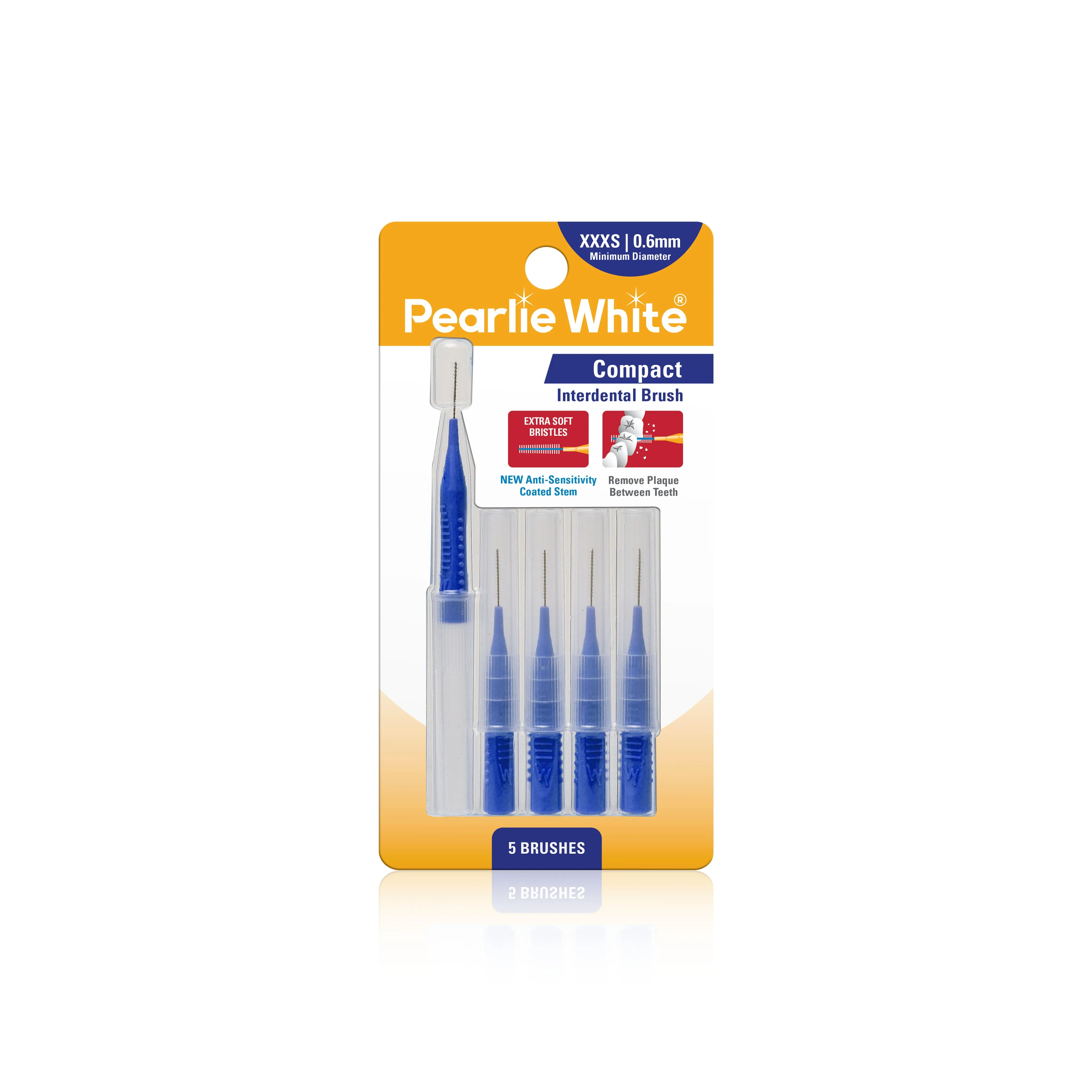 Compact Interdental Brushes - Pack of 5s