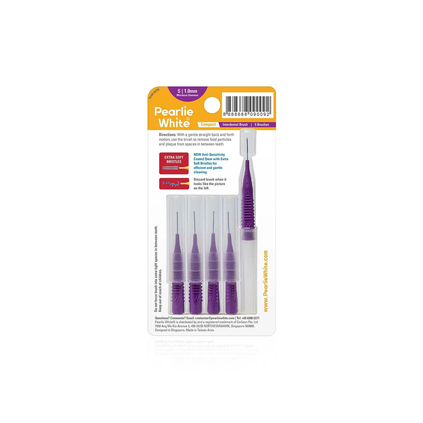 Compact Interdental Brushes - Pack of 5s