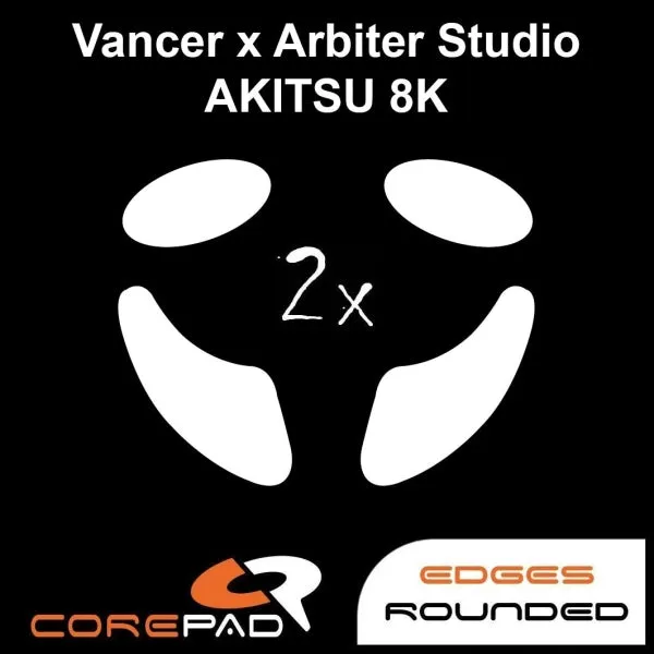 Corepad Skatez Mouse Feet for Arbiter Studio x Vancer AKITSU