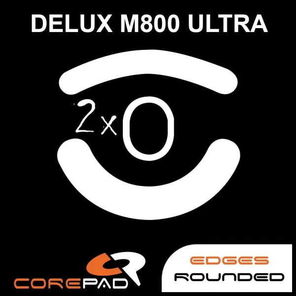 Corepad Skatez Mouse Feet for Delux M800 Ultra