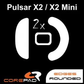 Corepad Skatez Mouse Feet for Pulsar X2 / X2 Mini / X2V2 / X2V2 Mini / X2H / X2H Mini