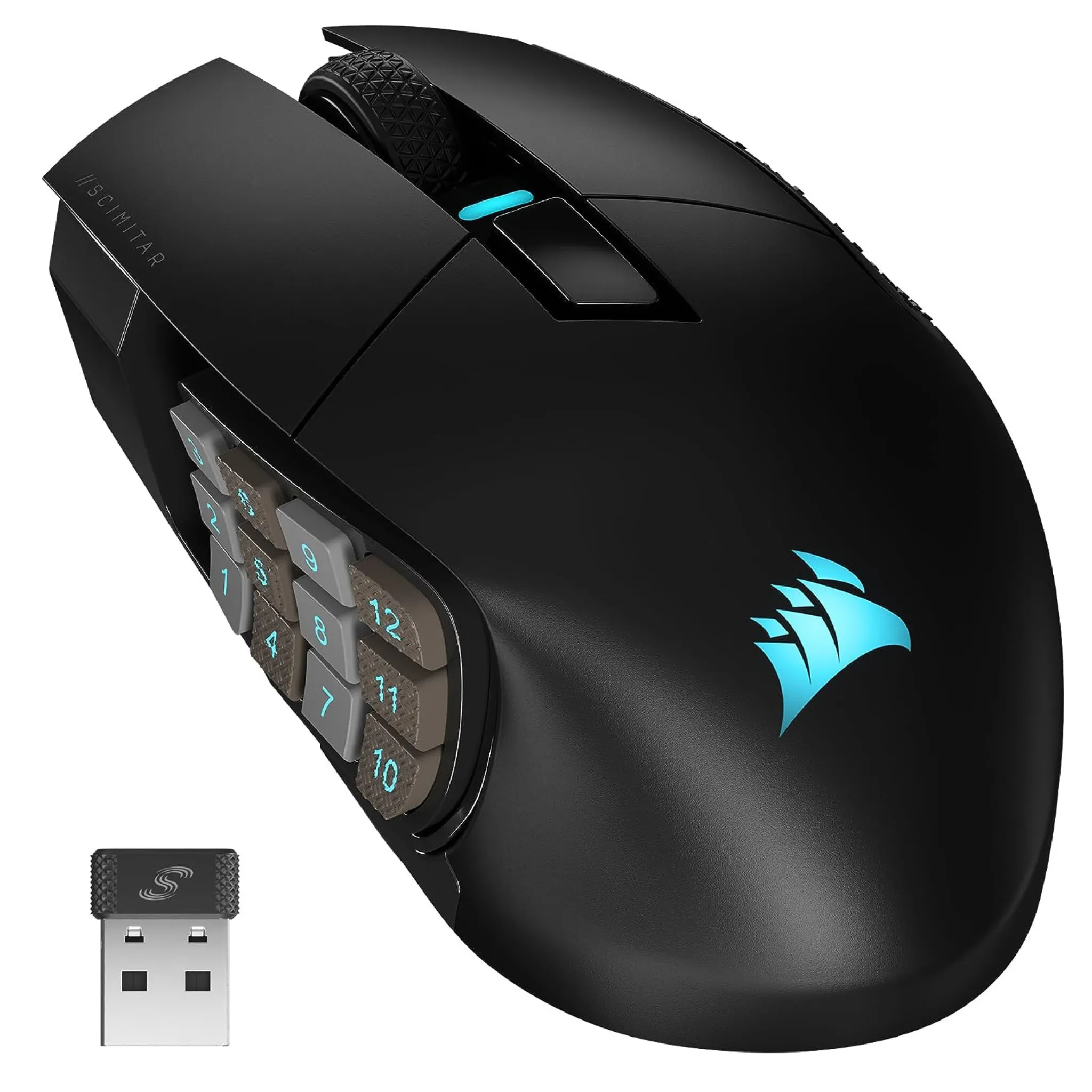 Corsair Scimitar Elite RGB Wireless MMO Gaming Mouse