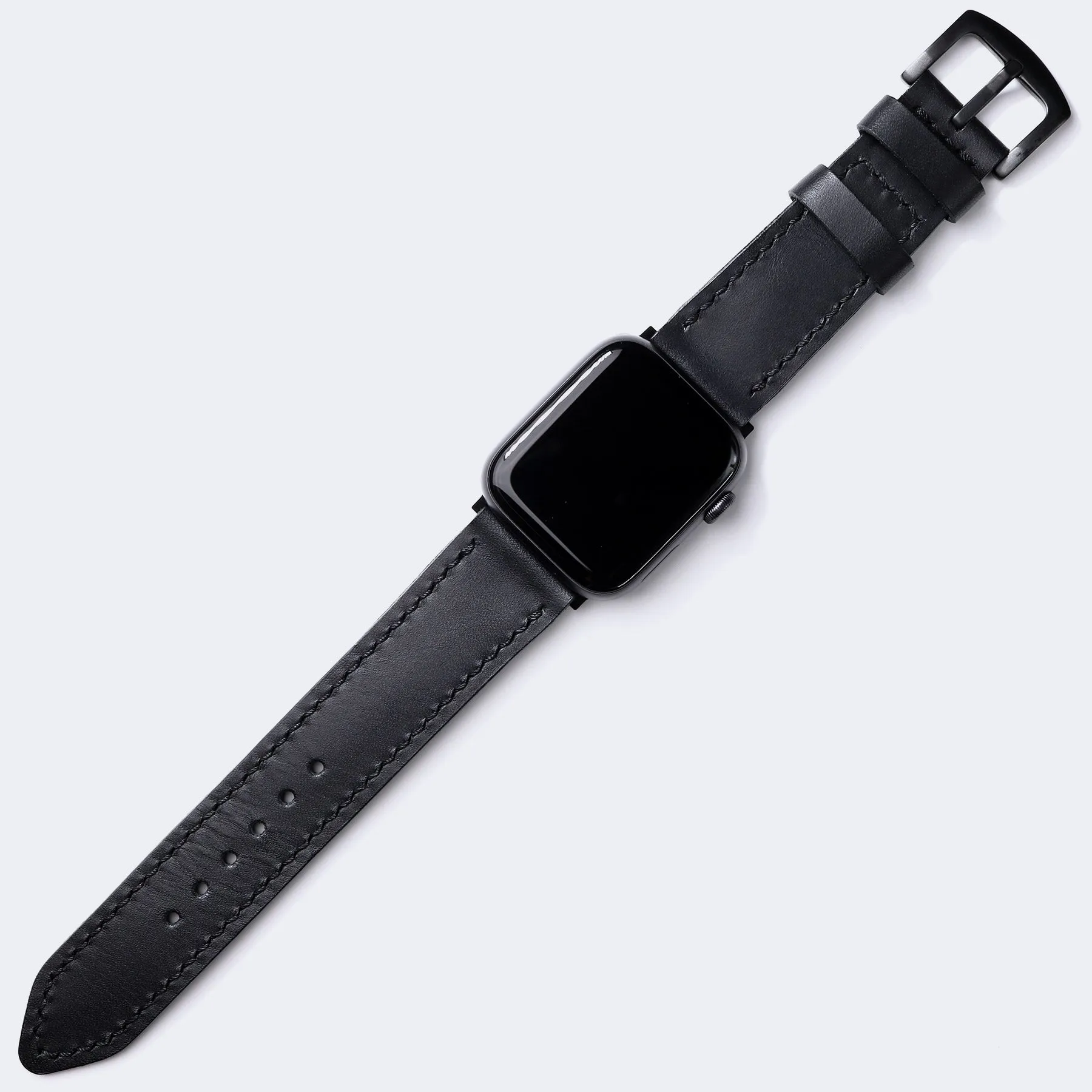 Custom Made Apple Watch Strap - Black