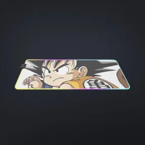 Cute Kid Goku Yellow Clothing Dragon Ball Z cool LED Mouse Pad