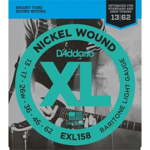 D'Addario EXL158 Electric Baritone Strings - .013 - .062