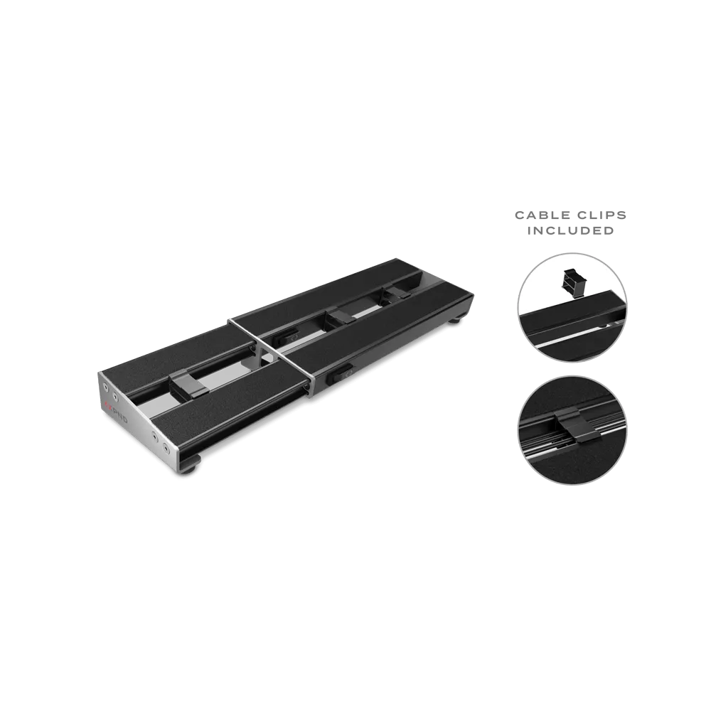 D'Addario XPND Single Row Pedalboard