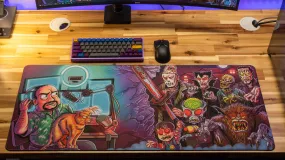 Dansgaming "Horror Month 2024" Content Creator Collaboration Gaming XL Gaming Mouse Pad Deskmat