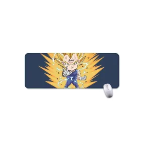 DBZ Majin Vegeta Super Saiyan Prince Power Aura Chibi Sketch Mouse Pad