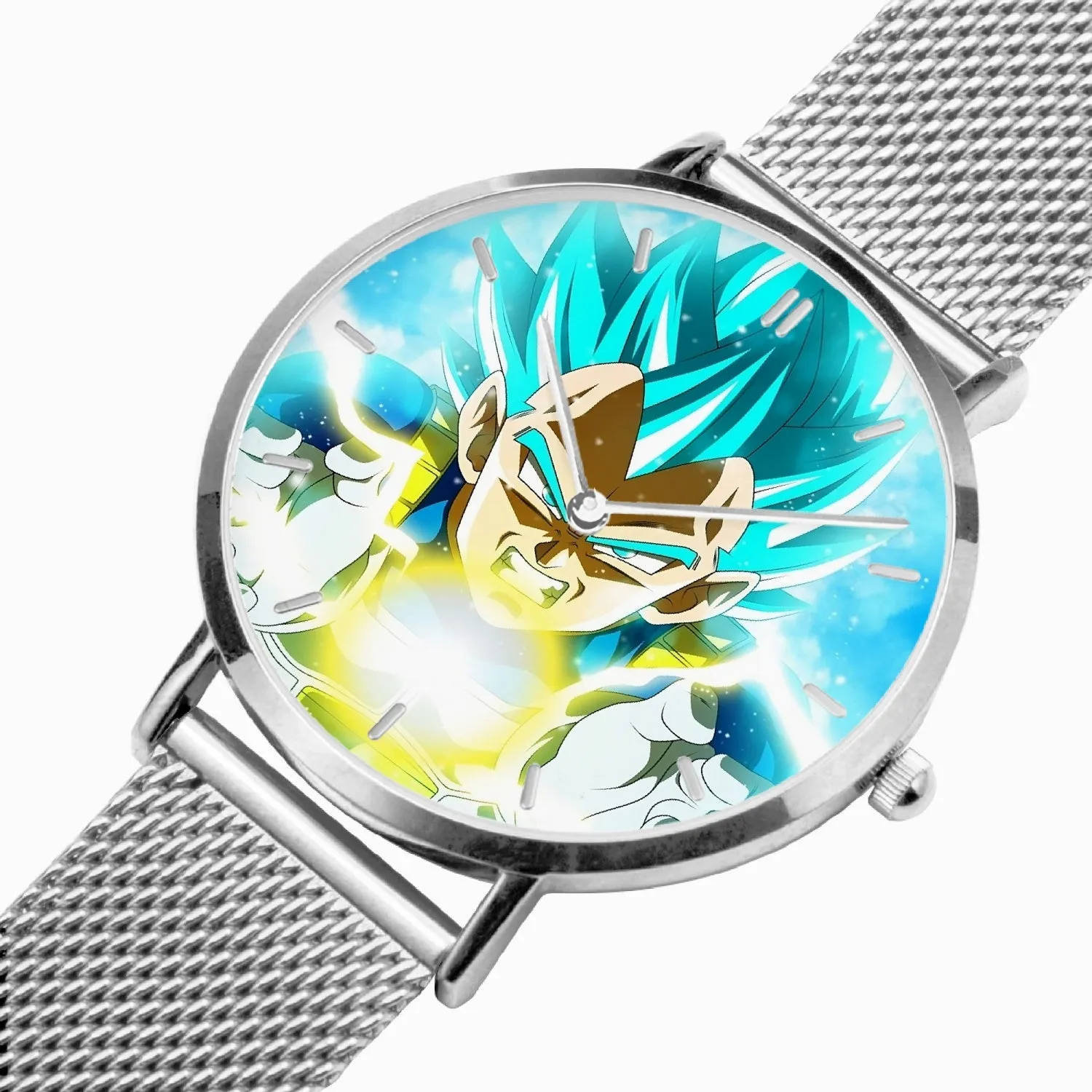 DBZ-Store Awesdome Blue Vegeta Super Saiyan God Kamehameha Watch